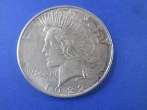 lot 6 image: (CNTR) 1922 Peace Silver Dollar ...