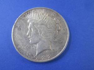 lot 7 image: (CNTR) 1922 D Peace Silver Dollar ...