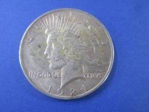 lot 9 image: (CNTR) 1924 Peace Silver Dollar ...