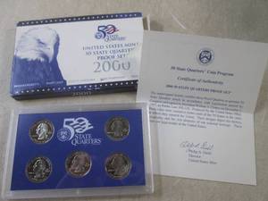 lot 16 image: (FS) 2000 US Mint 50 State Quarter ...
