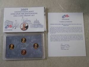 lot 22 image: (FS) 2009 US Mint Lincoln Bicentenn...