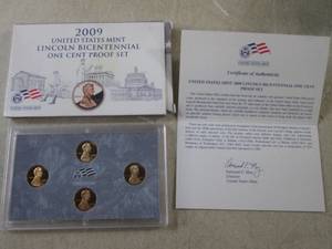 lot 23 image: (FS) 2009 US Mint Lincoln Bicentenn...