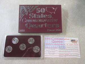 lot 25 image: (FS) 2002 Denver Mint 50 States Com...