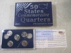 lot 27 image: (FS) 2005 Philadelphia Mint 50 Stat...