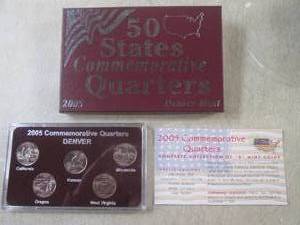 lot 28 image: (FS) 2005 Denver Mint 50 States Com...