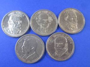 lot 49 image: (FS) 5 - Assorted Presidential $1 C...