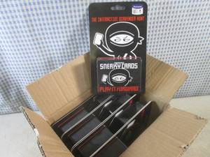 lot 64 image: (EC1) 8 Gamewright Sneaky Cards Pla...