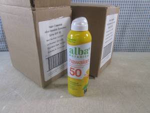 lot 74 image: (CS) 12 Cans of Sunscreen Spray 2 B...