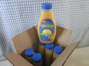 lot 75 image: (B-1) 6 Squeeze Bottles Ortega Crea...