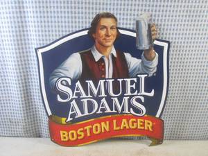 lot 102 image: (G-1) Samuel Adams Boston Lager Tin...