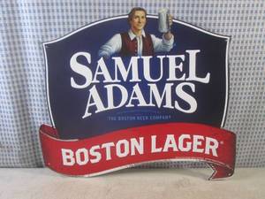 lot 104 image: (G-1) Samuel Adams Boston Lager Tin...