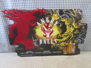 lot 107 image: (G-1) Angry Balls Fireball Angry Or...