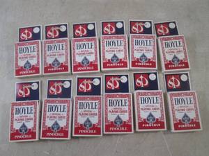 lot 123 image: (EC1) 12 New Decks of Hoyle Pinochl...