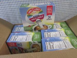 lot 201 image: (B-3) 6 Boxes of 24 Half and Half C...