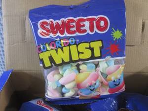 lot 215 image: (C-2) 12 Bags of Sweeto Colorido Tw...