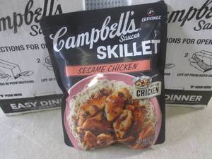 lot 219 image: (B-2) 12 Pouches of Campbells Sauc...