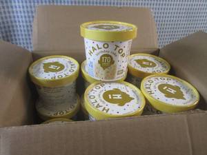 lot 231 image: (C-2) 12 Halo Top Birthday Cake Cak...