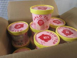 lot 233 image: (C-2) 12 Halo Top Strawberry Cake M...
