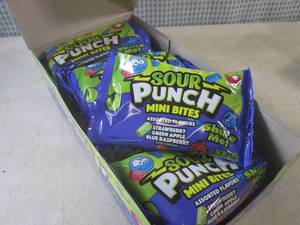 lot 235 image: (B-3) 12 Bags of Sour Punch Assorte...