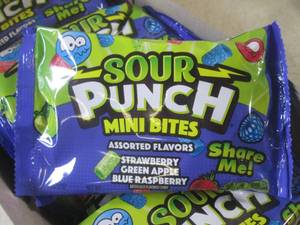 lot 236 image: (B-3) 12 Bags of Sour Punch Assorte...