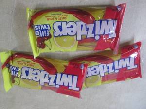 lot 241 image: (B-2) 3 Packs of Twizzlers Sweet & ...