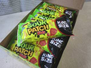 lot 243 image: (C-1) 18 King Size Bags of Sour Pat...