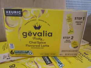 lot 248 image: (C-2) 6 Boxes of Keurig Gevalia Fro...