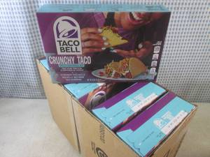 lot 255 image: (B-4) 6 Boxes of Taco Bell Crunchy ...