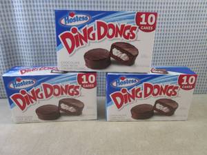 lot 259 image: (B-3) 3 Boxes of Hostess Ding Dongs...