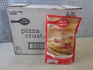 lot 263 image: (B-2) 9 Pouches of Pizza Crust Mix ...