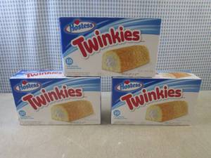 lot 265 image: (B-2) 3 Boxes of Hostess Twinkies B...