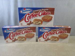 lot 267 image: (B-3) 3 Boxes of Hostess Cinnamon S...