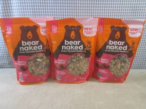 lot 279 image: (B-1) 3 Bags of Bear Naked Fruit & ...