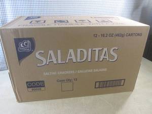 lot 286 image: (C-1) Case of 12 Boxes Saltine Crac...