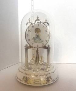 lot 121 image: 2002 Precious Moments Anniversary Clock Works