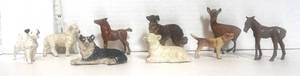 lot 17 image: Vintage Metal Miniature Animals