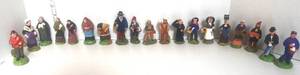 lot 18 image: Vintage Clay Figurines Saint Remy-de-Provence