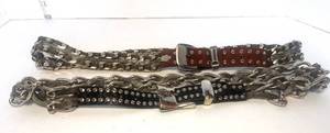 lot 39 image: 2 Metal Belts Made in Italy
