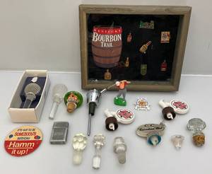 lot 68 image: Misc. Bar Collectibles Including Hamms