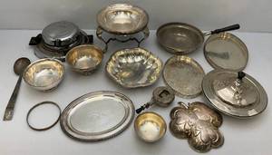 lot 70 image: Misc. Silver Plated Items And More