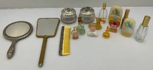 lot 71 image: Vintage Dresser Set, Perfume & More