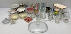 lot 74 image: Large Group Of Misc. Household Glass Items & More (SOME VINTAGE)