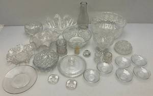 lot 75 image: Misc. Vintage Cut Glass & Crystal Household Items & More