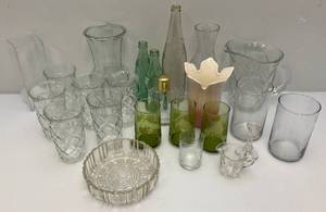 lot 81 image: Misc, Household Glass Items Including Coca-Cola Bottles & More