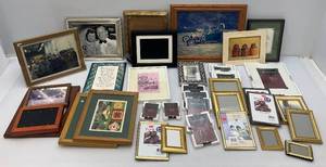 lot 99 image: Misc. Small Picture Frames & Digital Picture Frame