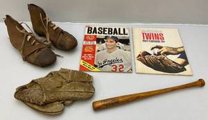 lot 106 image: Vintage Leather Football Shoes & More
