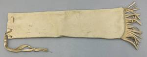 lot 115 image: Vintage Native American Buckskin Arrow Quiver Pouch 22 L x 5 W