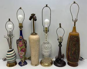 lot 142 image: Misc. MCM Lamps & More