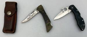 lot 159 image: Misc. Pocket Knives Including Case XX With Leather Sheath & More