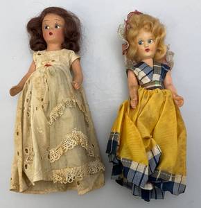 lot 180 image: 2 Nancy Ann 7 12 Storybook Dolls